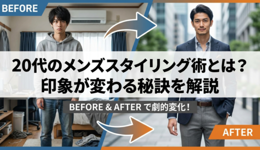 20代のメンズスタイリング術とは？印象が変わる秘訣を解説